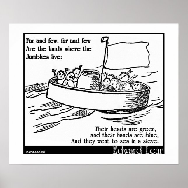 Edward Lears Jumblies Poster (Vorne)