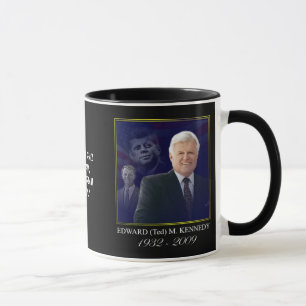Edward M Kennedy - mit Jack und Bobby Tasse