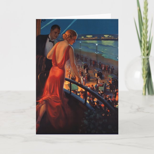 Edward Mason Eggleston Atlantic City Karte (Vorderseite)