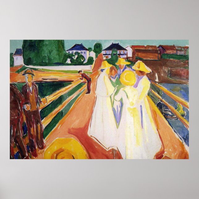 Edward Munch Art Painting Poster (Vorne)