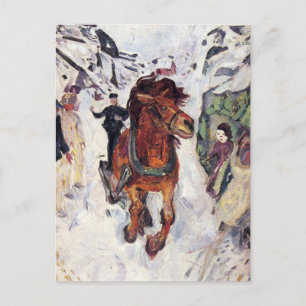 Edward Munch Art Painting Postkarte