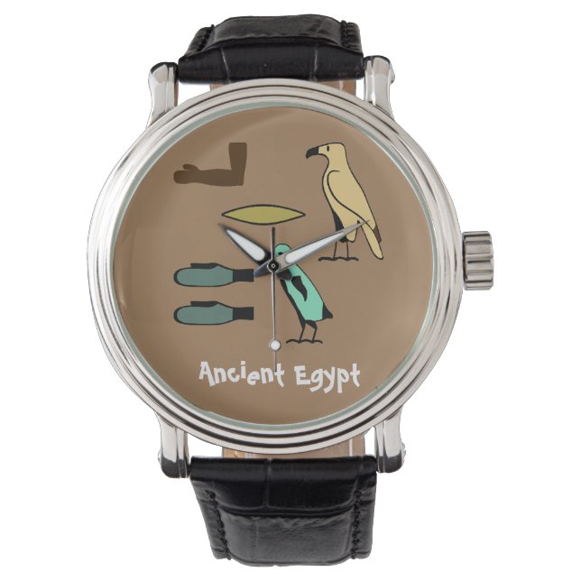 Edward Name in Hieroglyphen-Symbolen des antiken E Armbanduhr (Vorderseite)