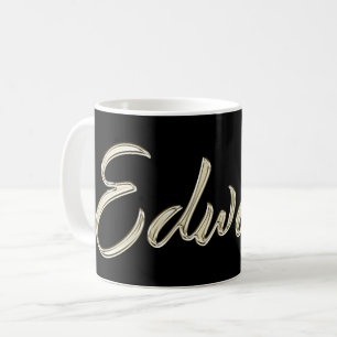 Edward Name whitegold Tasse de thé