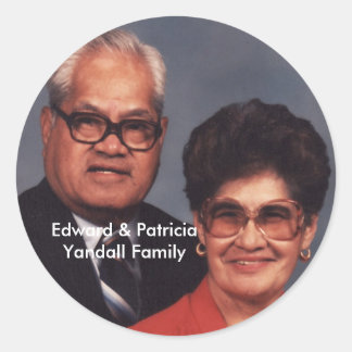 Edward & Patricia Yandall Family Stickers