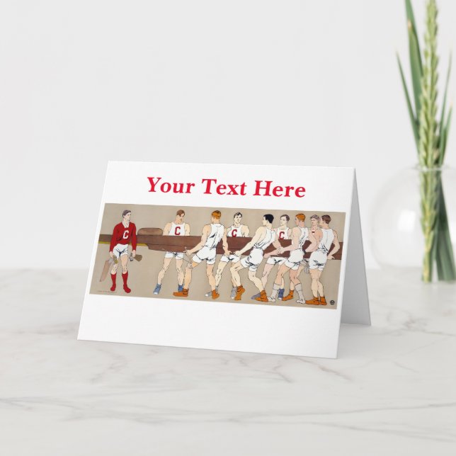 Edward Penfield Dankeskarte (Vorderseite)