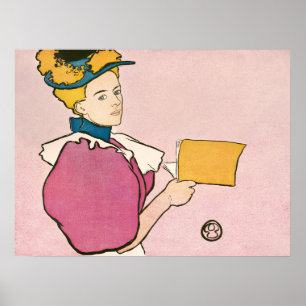 Edward Penfield Illustration d'une affiche féminin