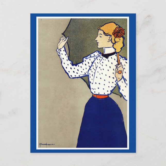 Edward Penfield Postkarte (Vorderseite)