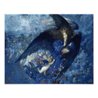 Edward R. Hughes "Night with Your Train of Stars" Fotodruck