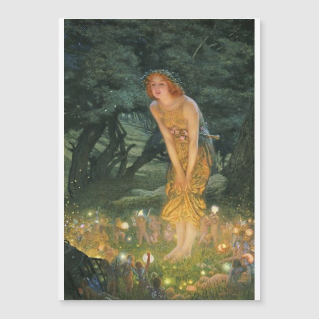 Edward Robert Hughes - Midsommer Eve Magnetkarte (Vorderseite)
