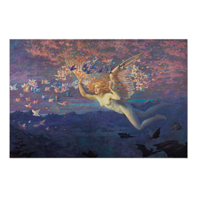 Edward Robert Hughes Wings vom Morgengrauen CC0798 Poster (Vorderseite)