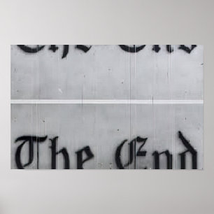 Edward Ruscha - Das Ende - 1991 Poster