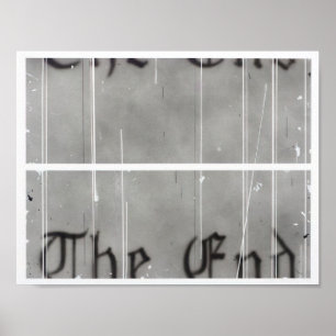 Edward Ruscha - Das Ende #1 - 1993 Poster