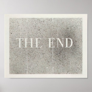 Edward Ruscha - Das Ende #60 - 2005 Poster
