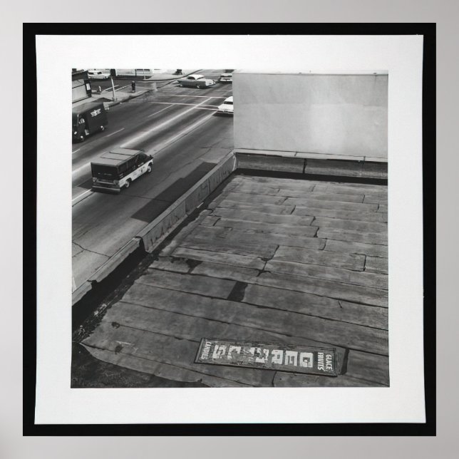 Edward Ruscha - Rooftop (Rooftops-Serie #2) - Pop Poster (Vorne)