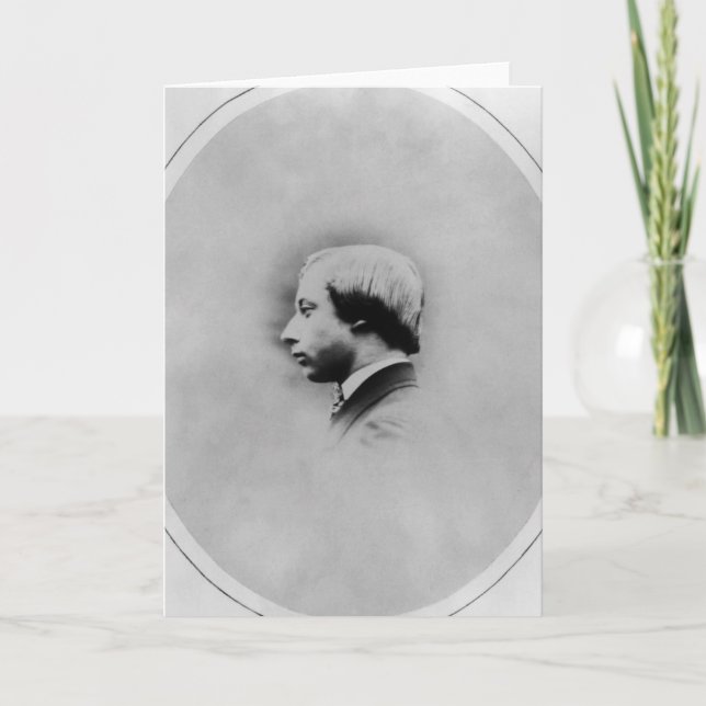 Edward VII, 1860 Karte (Vorderseite)