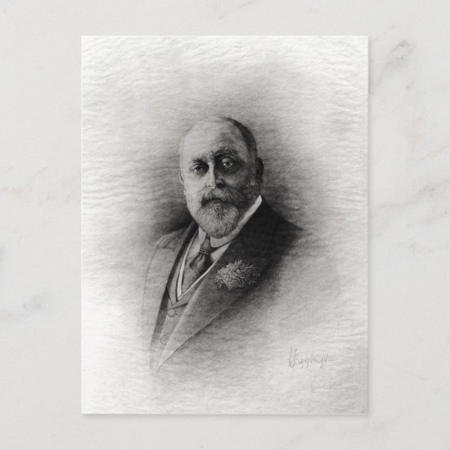 Edward VII Postkarte (Vorderseite)