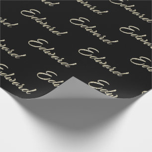 Edward Vorname Name edles Geschenkpapier Papier