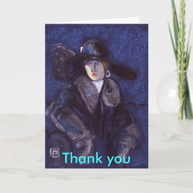 EDWARDIAN DAME, danke zu kardieren (Vorderseite)