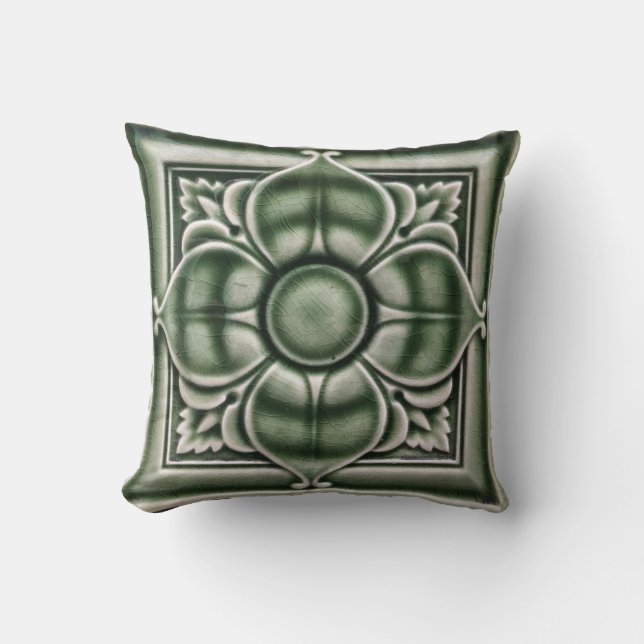 Edwardian Fliesenkissen Kissen (Vorderseite)