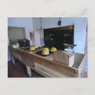 Edwardian Kitchen in Erddig Hall Postkarte