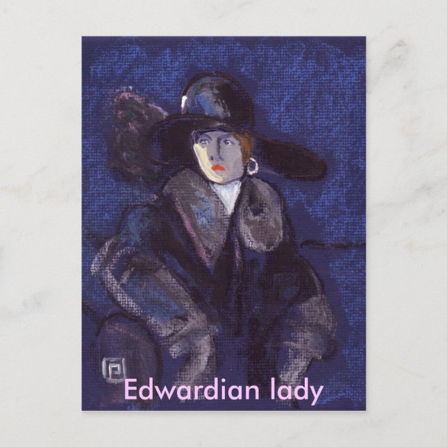EDWARDIAN LADY POSTKARTE (Vorderseite)