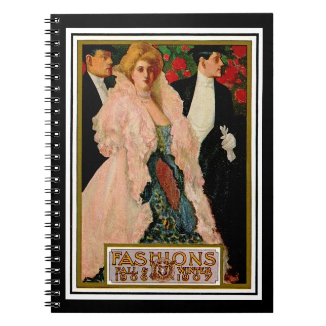 Edwardian Moden: Fall und Winter 1906 und 1907 Notizblock (Vorderseite)
