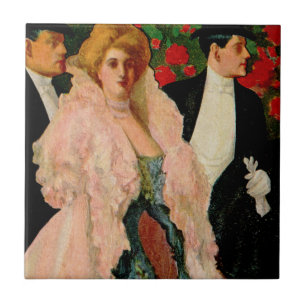 Edwardianische Mode Fliese