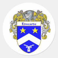 Edwards Coat of Arms (Mantled)