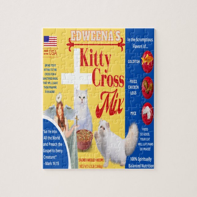 Edweenas Kitty Cross Mix Puzzle (Vertikal)