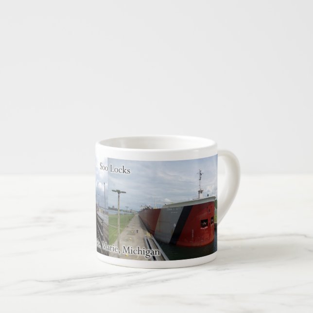 Edwin H. Gott Soo Locks Espresso Tasse (Vorderseite Rechts)