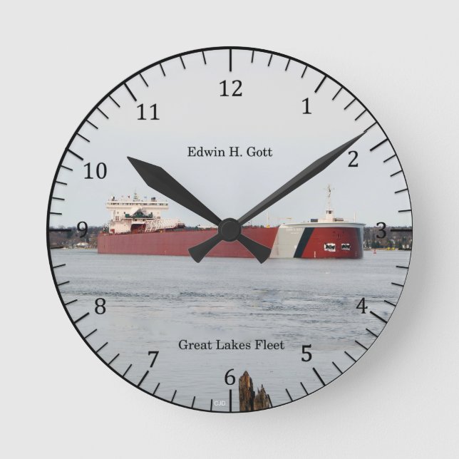 Edwin H. Gott Uhr (Vorderseite)