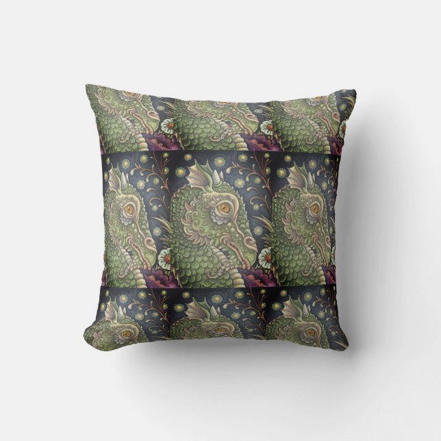 Edwins Drachenfantasie durch PILLOW *Anpassen Kissen (Vorderseite)
