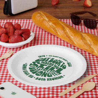 EE '76 Assiette en papier de 9 pouces