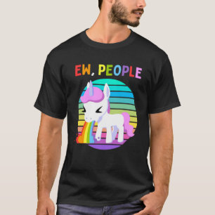Ee People Unicorn Sunset Rainbow T-Shirt