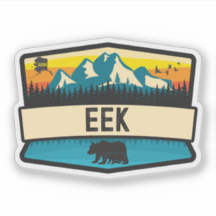 Eek, Alaska Aufkleber