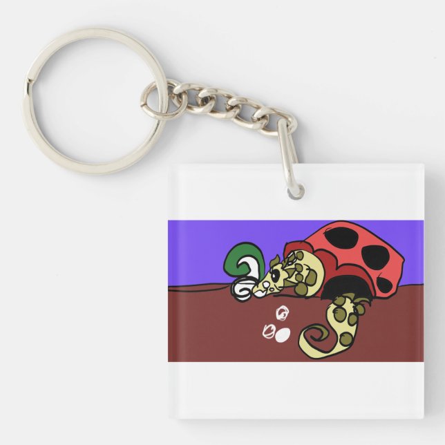 Eel art schlüsselanhänger (Vorderseite)