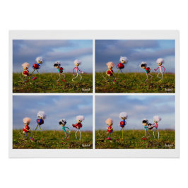 Een fubby Stripverhaal over de liefde. Poster