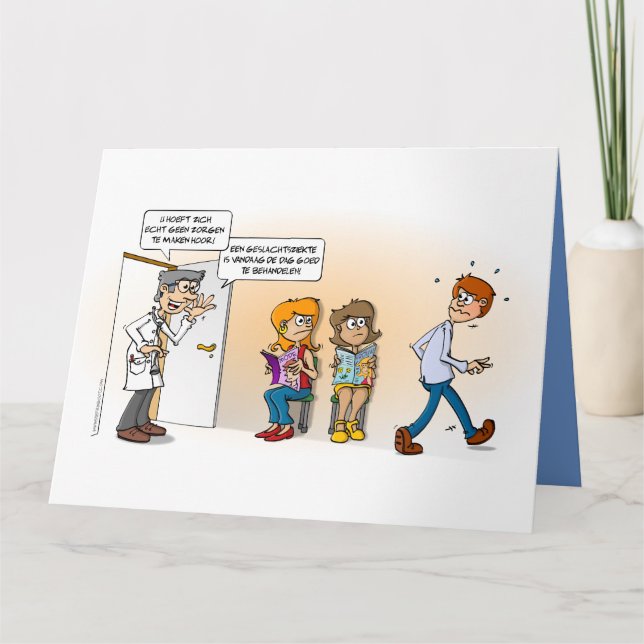 Een geslachtsziekte is goed te behandelen.  karte (Vorderseite)