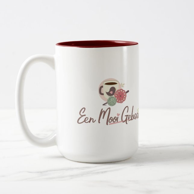 Een Mooi Gebaar Grote Mok Zweifarbige Tasse (Links)