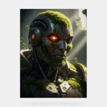 Eerie Android Cyberpunk Art surcultivé