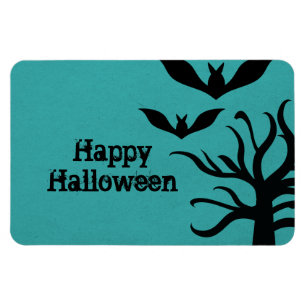 Eerie Bats Halloween Flexi Magnet, Aqua Magnet