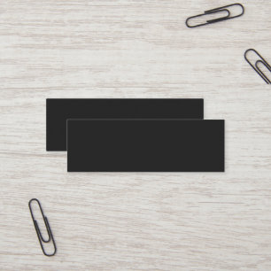Eerie Black Mini Business Card Mini Visitenkarte