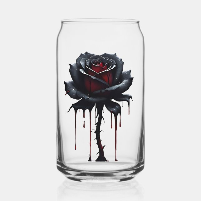 Eerie black rose can glass (Recto)