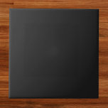 Eerie Black Solid Color Fliese<br><div class="desc">Ein intensives und raffiniertes tiefes Schwarz, das zeitlose Eleganz ausstrahlt.Perfekt für diejenigen, die eine kühne Aussage machen möchten.Diese kraftvolle Farbe erfasst das Wesen des Geheimnisses und der Eleganz.Diese schwarze Farbe ist die ultimative Wahl für eine beeindruckende und raffinierte Ästhetik.</div>