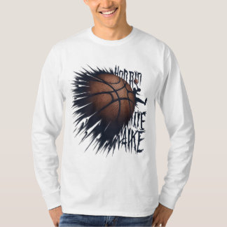 Eerie Dunk: Halloween Basketball Design T-Shirt