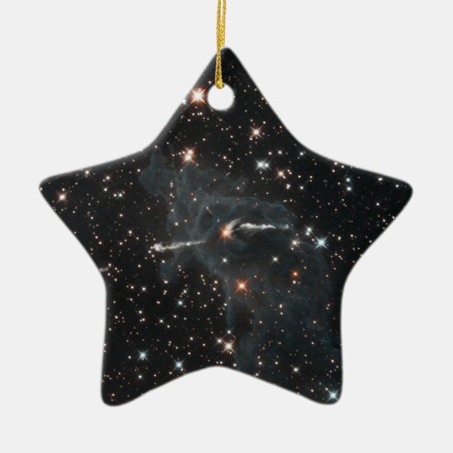 Eerie Geist in Carina Nebula Keramik Ornament (Vorne)