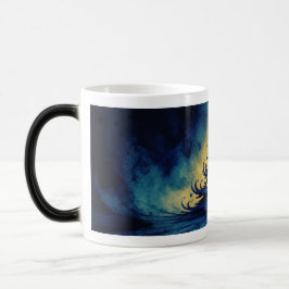 Eerie Night Tree Art Collection Verwandlungstasse