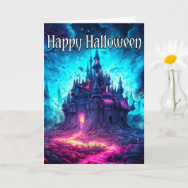 Eerie Old Spuk House | Frohe Halloween Karte