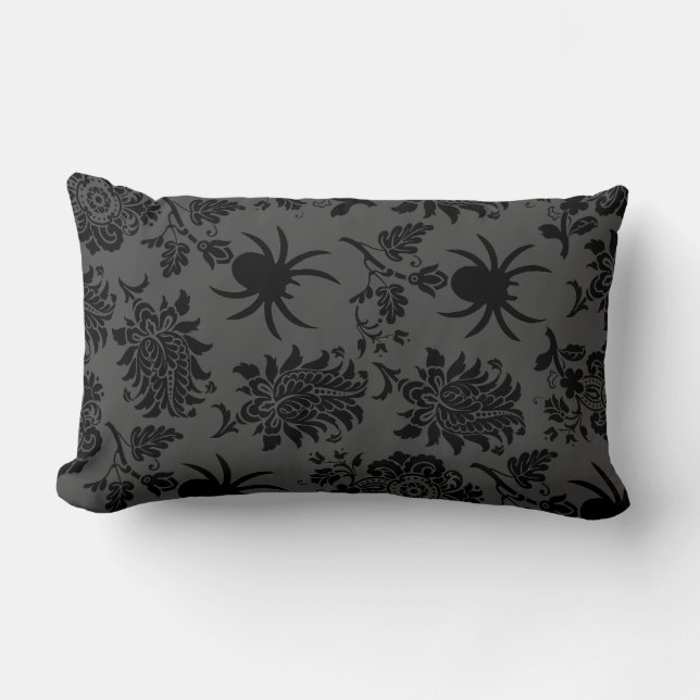 Eerie Spider Damask Pillow Lendenkissen (Vorderseite)