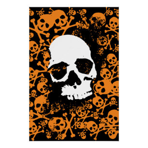 Eerie Symmetry: Ein lebendiges Array von farbenfro Poster